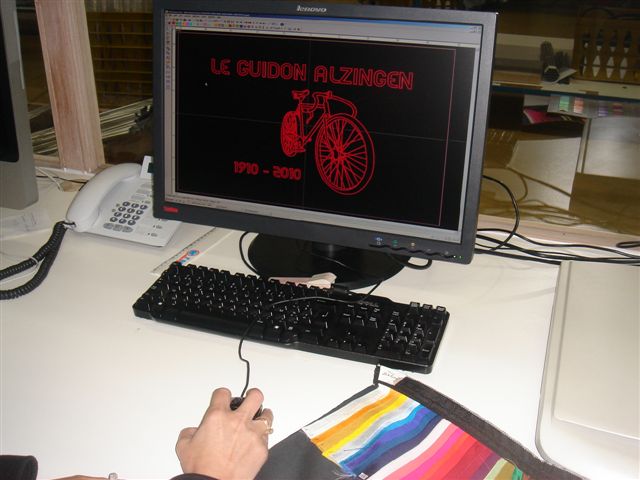 Dessiner drapeau d'art ordinateur