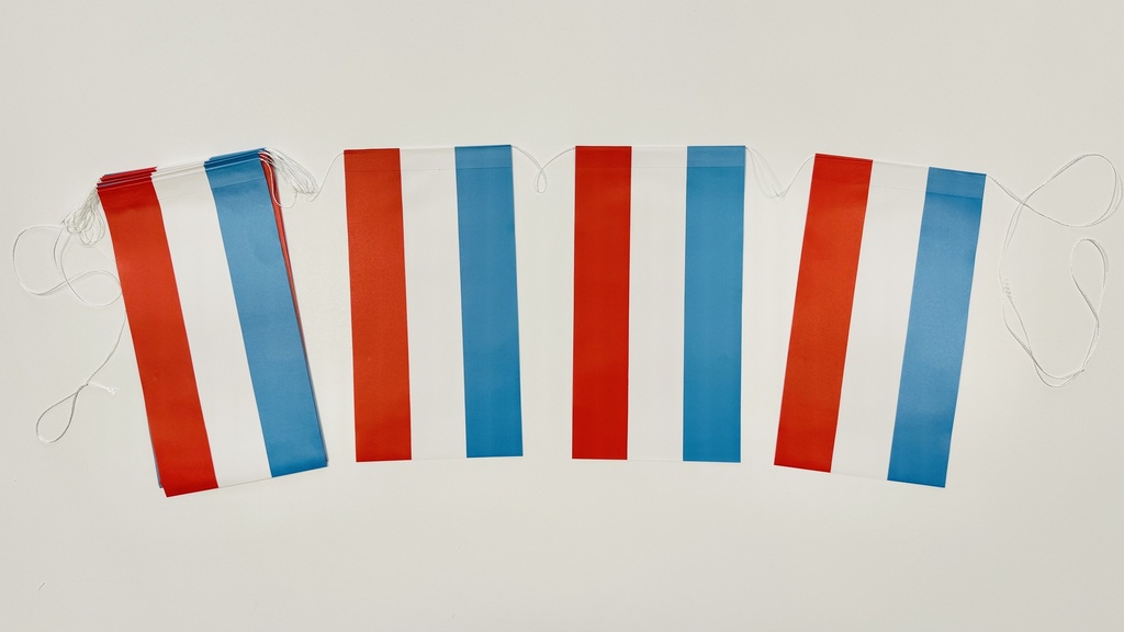 Guirlande à 20 fanions papier Luxbg de 5 mètres de long