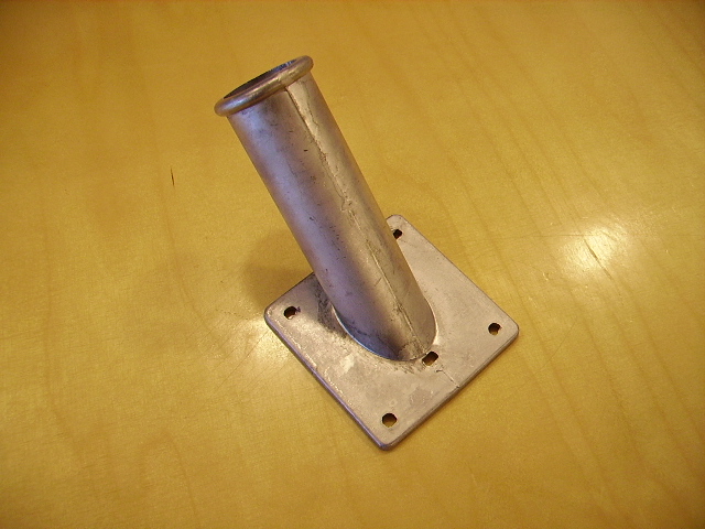 Support mural en acier galvanisé ou en aluminium pour un mât Roll-Over