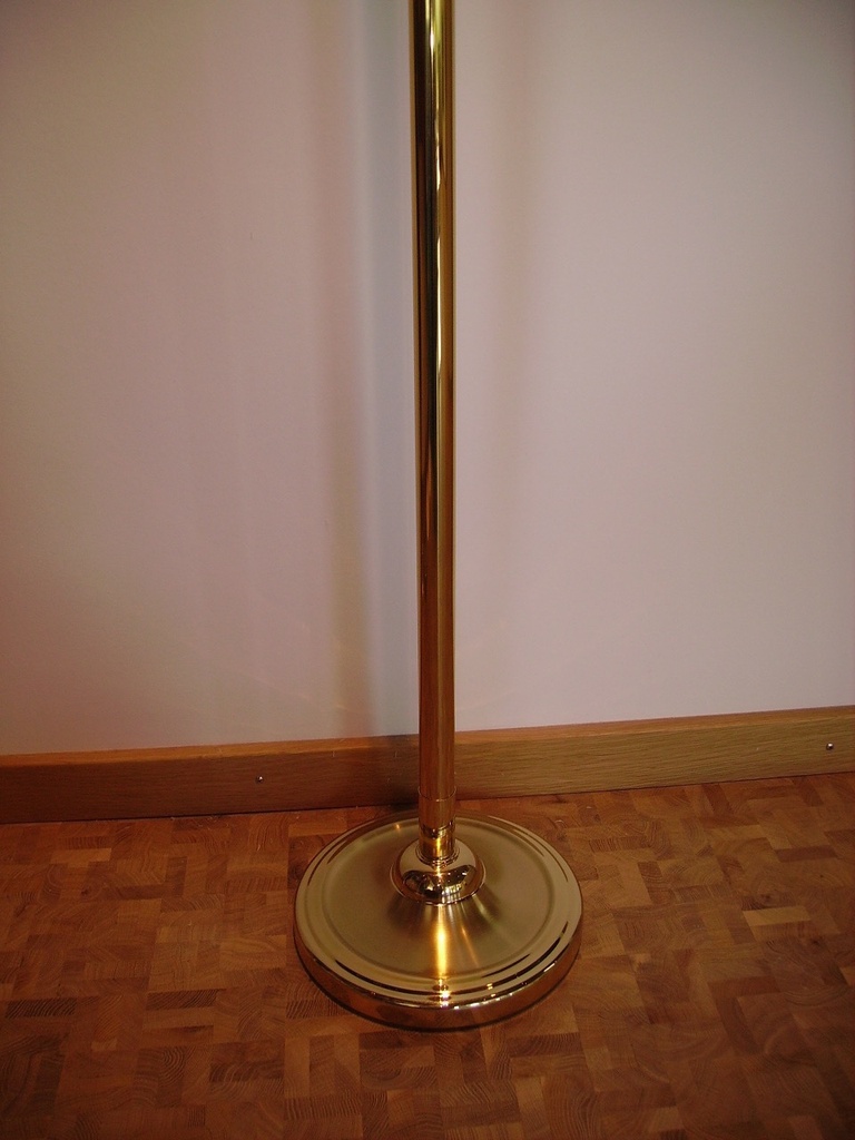 Socle en laiton de luxe avec poids pour la hampe de diamètre 36 mm 