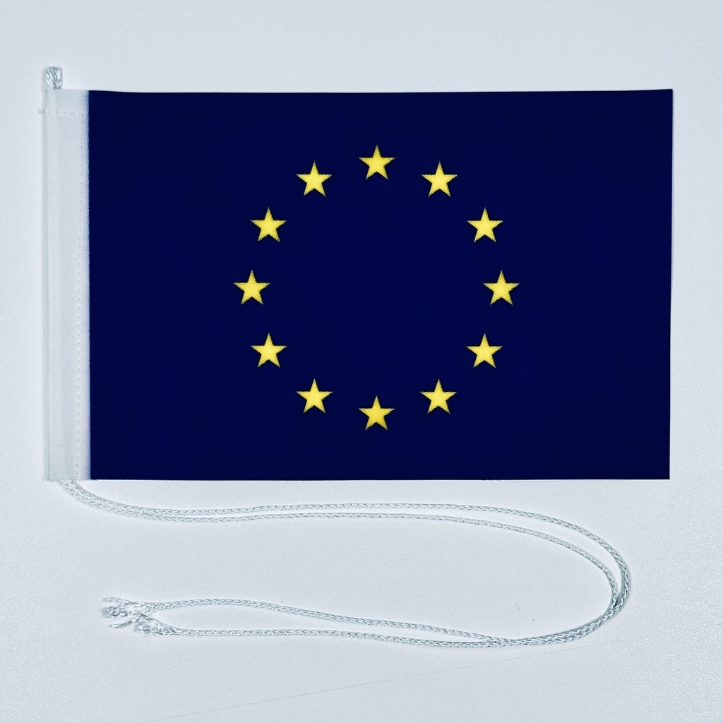 Drapeau de table en polyester de dimension 10 x 15 cm 