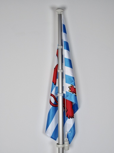 Mât téléscopique, 4 sections de 1,5m, allongeable jusque 6m