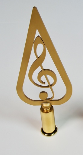 Musique: Triangle avec clé sol (article 457)