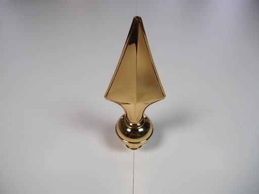 Lance en laiton creuse légère (ou chromée) (article 414)