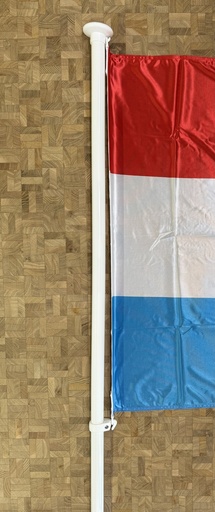 Hampe en aluminium, diam, 36 mm, long, 3 mètres 