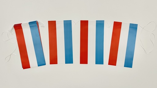 Guirlande à 20 fanions papier Luxbg de 5 mètres de long